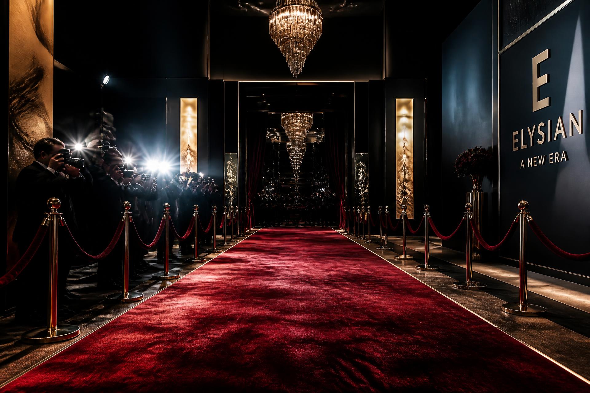 Red carpet entrance at Red Carpet Dreams Event Center in Douglasville, Georgia